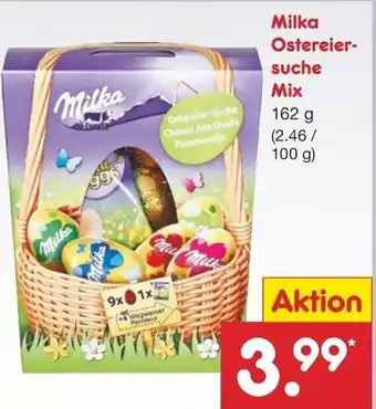 Netto Marken-Discount Milka Ostereiersuche Mix 162 g Angebot