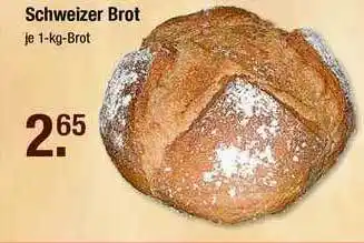 V Markt Schweizer Brot Angebot