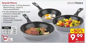 Netto Marken-Discount BratMaxx Keramik-Pfanne Angebot