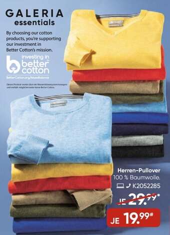 Galeria Galeria Essentials Herren Pullover Angebot