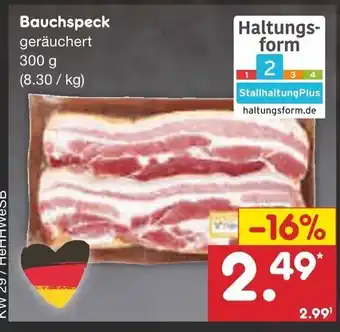 Netto Marken-Discount Bauchspeck 300g Angebot