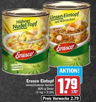 Hit Erasco Eintopf 800 g Dose Angebot