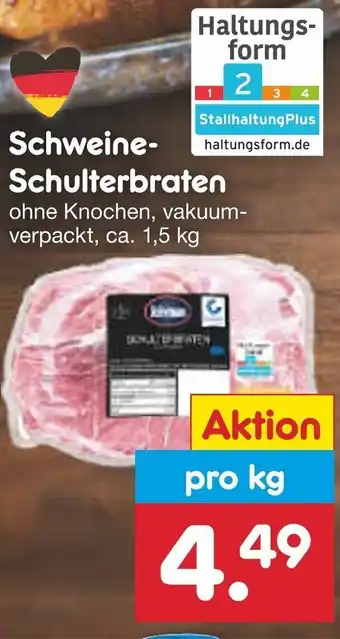 Netto Marken-Discount Schweineschulterbraten 1kg Angebot