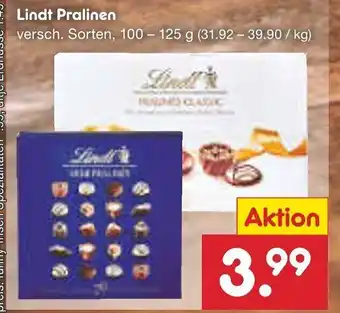 Netto Marken-Discount Lindt Pralinen 100-125g Angebot