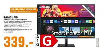 Saturn Samsung Smart Monitor M7B S32BM70DU 32'' 4k Monitor Mit Smart Tv Experience Angebot