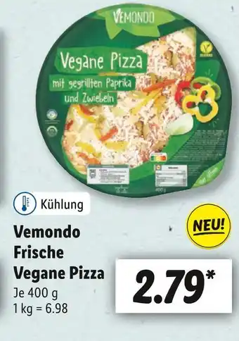 Lidl Vemondo frische vegane pizza Angebot