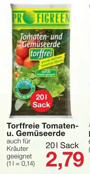 Jawoll Torffreie Tomaten und Gemüseerde 20L Angebot