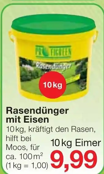 Jawoll Rasendünger mit Eisen 10kg Angebot