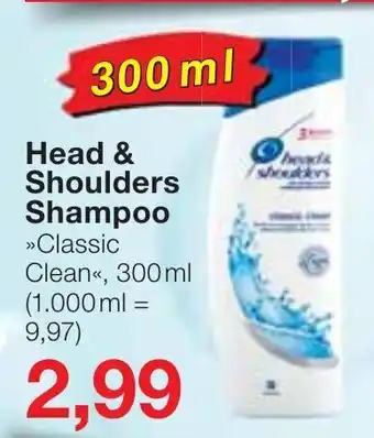 Jawoll Head & Shoulders Shampoo 300ml Angebot