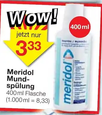 Jawoll Meridol Mundspülung 400ml Angebot