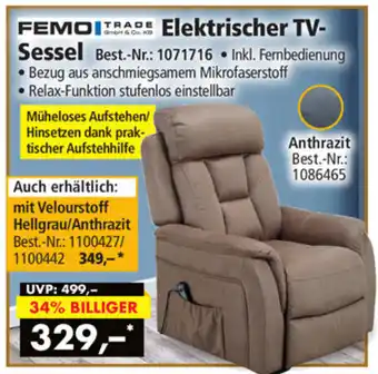 Norma Elektrischer TV Sessel Angebot