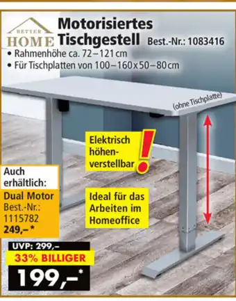 Norma Motorisiertes Tischgestell Angebot