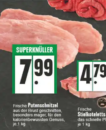 E-Center Frische Putenschnitzel  1kg Angebot