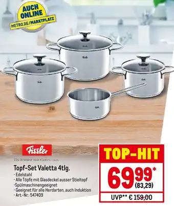 METRO Fissler Topf Set Valetta 4tlg. Angebot