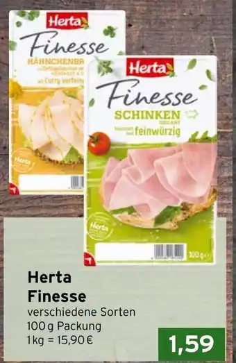 CAP Markt Herta Finesse 100g Angebot