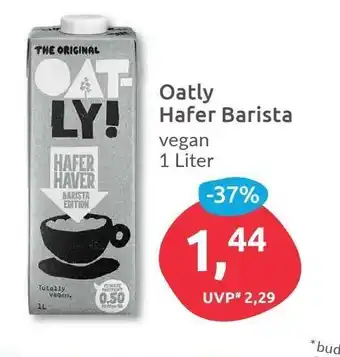 Budni Oatly Hafer Barista 1L Angebot