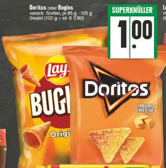 E-Center Doritos oder Bugles 95-125g Angebot