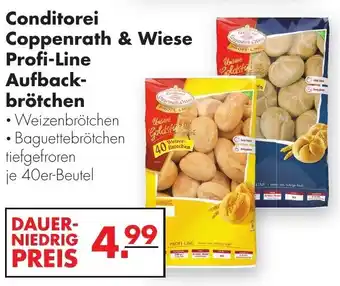 Handelshof Conditorei Coppenrath & Wiese Profi-Line Aufbackbrötchen 40er Beutel Angebot