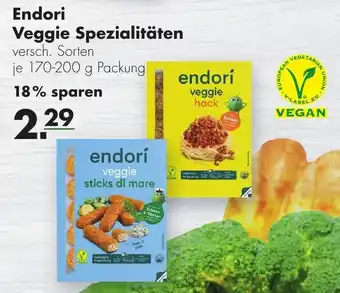 Handelshof Endori Veggie Spezialitäten 170-200 g Packung Angebot