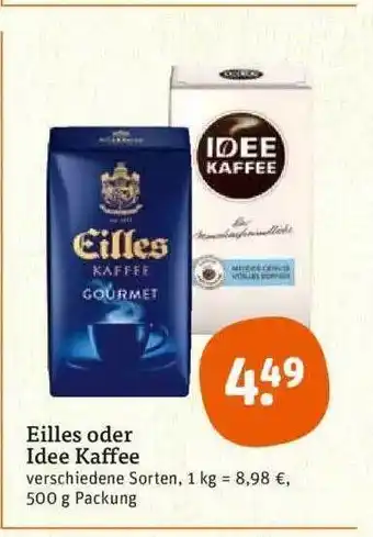 tegut Eilles oder ldee kaffee Angebot