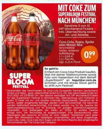 tegut Coca cola Angebot