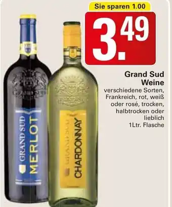 WEZ Grand Sud Weine 1Ltr. Flasche Angebot