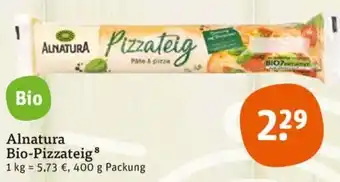 tegut Alnatura Bio Pizzateig 400 g Packung Angebot