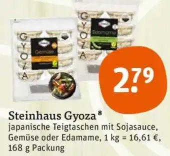 tegut Steinhaus Gyoza 168 g Packung Angebot