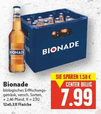 E-Center Bionade 12x0,33L Angebot