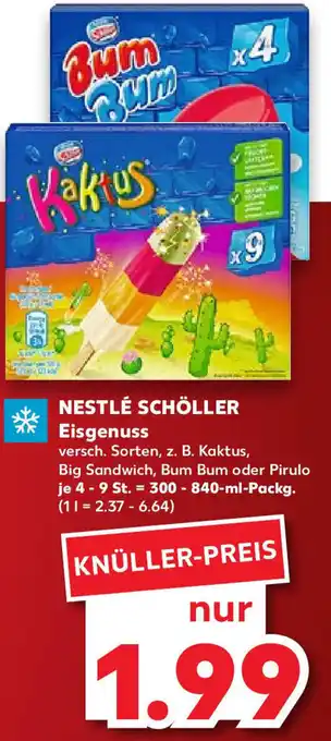 Kaufland Nestlé Schöller Eisgenuss 300-840 ml Packg. Angebot