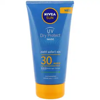 Action Nivea Sonnencreme-Gel Dry Protect Angebot