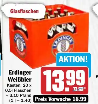 AEZ Erdinger Weissbrau Weissbier 20*500ml Angebot