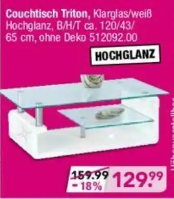 Möbel Boss Couchtisch Triton Angebot