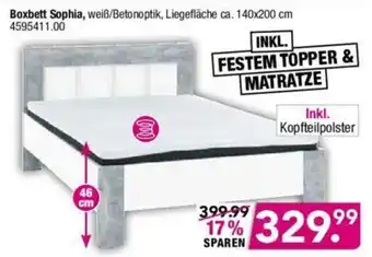 Möbel Boss Boxbett Sophia Angebot