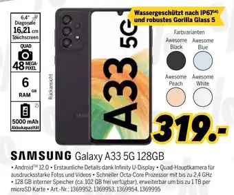 MEDIMAX Samsung Galaxy A33 5G 128GB Angebot