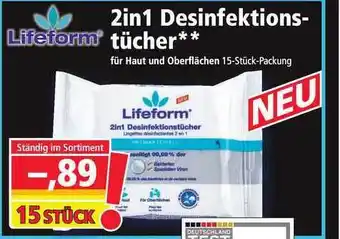 Norma 2in1 Desinfektions-tücher** Angebot