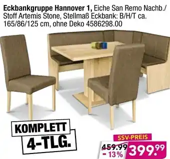 Möbel Boss Eckbankgruppe Hannover 1 Angebot