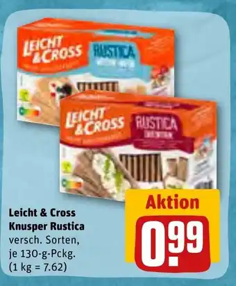 REWE Leicht & Cross Knusper Rustica 130g Angebot