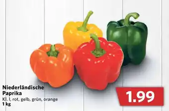 Combi Niederländische Paprika 1kg Angebot