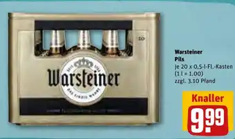 REWE Warsteiner 20*500ml Angebot