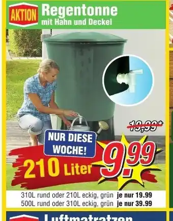 Wiglo Wunderland Regentonne 210L Angebot