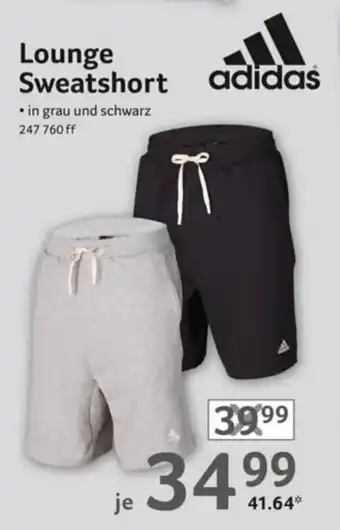 Selgros Adidas Herren Lounge-Sweatshort Angebot