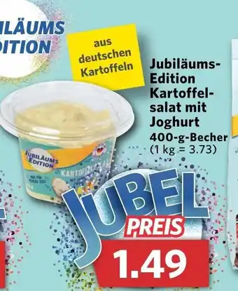 Combi Jubiläums Edition Kartoffelsalat mit Joghurt 400g Becher Angebot