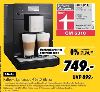 MEDIMAX Miele Kaffeevollautomat CM 5310 Silence Angebot