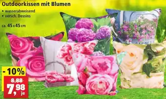 Thomas Philipps Outdoorkissen mit Blumen Angebot