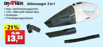 Thomas Philipps Grafner Akkusauger 2 in 1 Angebot