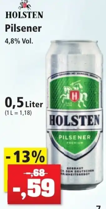 Thomas Philipps Holsten Pilsener 0,5 Liter Angebot