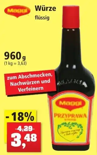 Thomas Philipps Maggi Würze 960 g Angebot