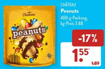 Aldi Süd Château Peanuts 400 g Packung Angebot