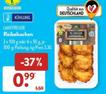 Aldi Süd Landfreude Reibekuchen 300 g Packung Angebot